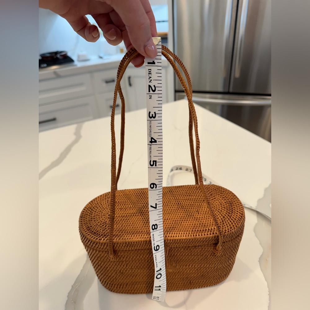 Elegant Woven Mini Bag in Rich Brown - Picture 3 of 7